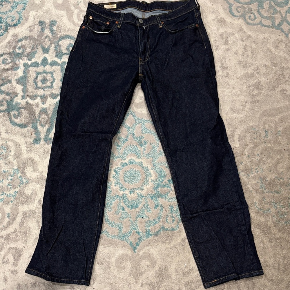 Levi's Men's Dark Blue Straight Jeans